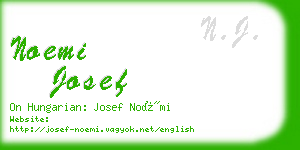 noemi josef business card